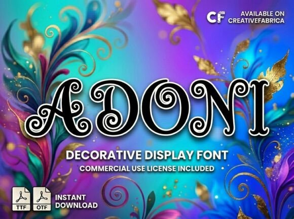 Adoni: The Whimsical Display Font That Elevates Brand Identity