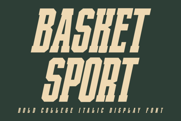 Basket Sport Italic: The Bold Typeface for Stronger Brand Identity