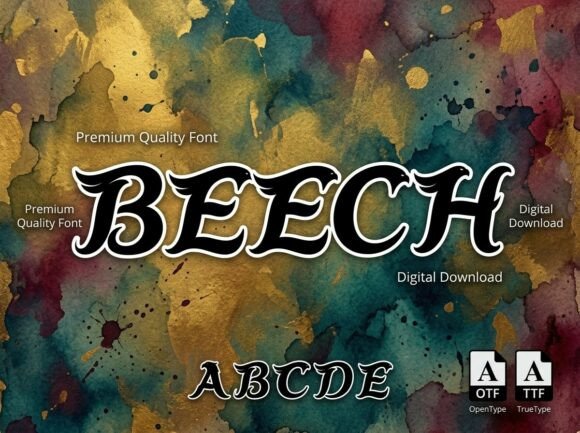Beech: The Premium Display Font for Editorial Design