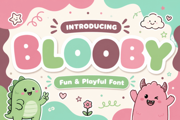 Blooby: The Whimsical Display Typeface for Handmade Brands