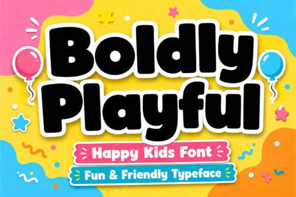 Boldly Playful: A Display Font for Vibrant Editorial Design