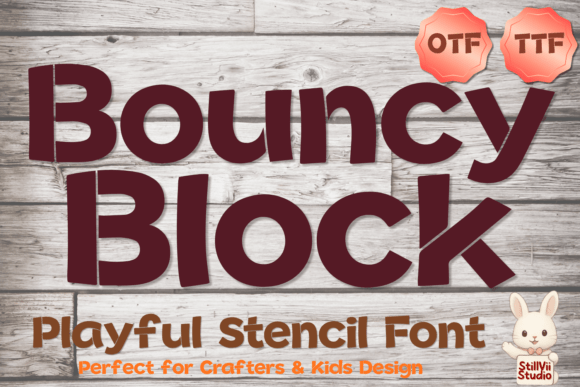 Bouncy Block: A Modern Display Typeface for Bold Editorial Design