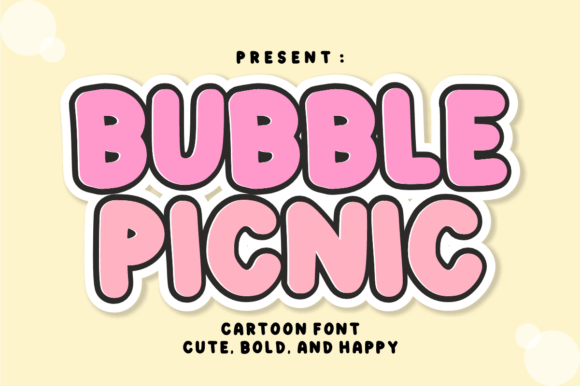 Bubble Picnic: The Bold Font That Transforms Small Business Branding
