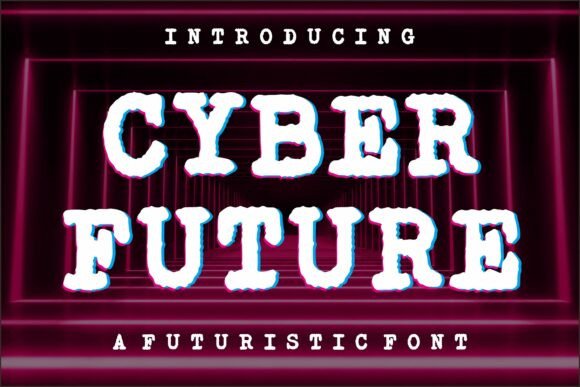 Cyber Future: The Bold Display Typeface for High-Impact Campaigns