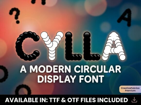 Cylla: The Playful Display Font for Modern Web Design