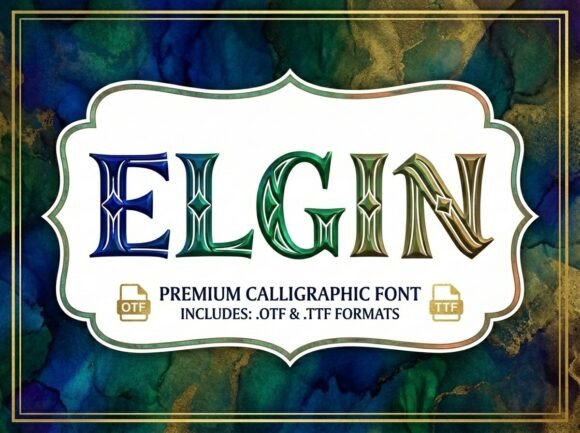 Elgin: The Premium Display Typeface for Polished Brand Identity