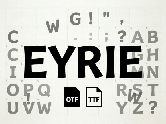 Eyrie: The Premium Display Typeface for High-Impact Campaigns