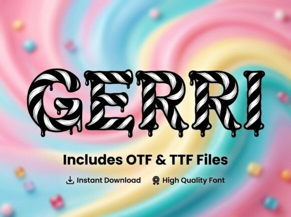 Gerri: A Playful Display Font That Transforms Digital Brand Experiences