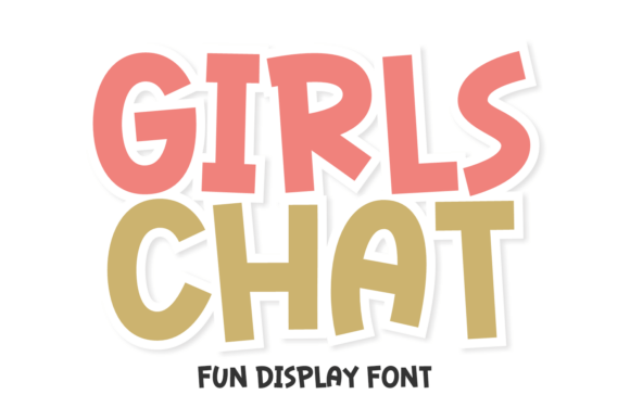 Girls Chat: A Whimsical Display Typeface for Editorial Joy