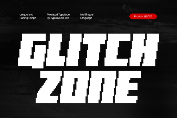 Glitch Zone: The Bold Display Font That Elevates Your Brand Identity