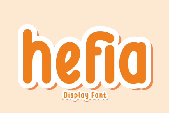 Hefia: The Warm Display Typeface for Authentic Brand Identity