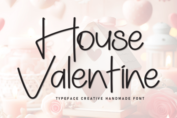 House Valentine: The Perfect Display Font for Handmade Creators