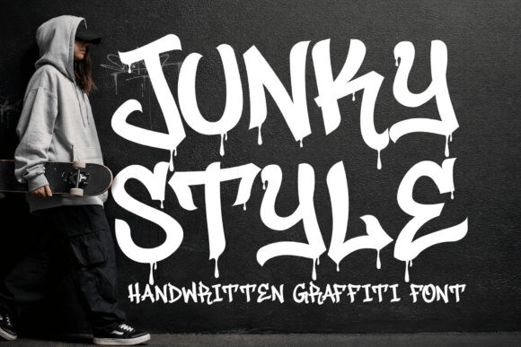 Junky Style: The Raw Display Font for High-Impact Campaigns