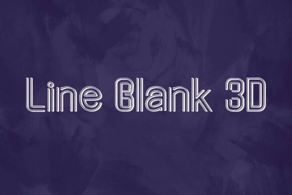 Line Blank 3D: The Isometric Typeface That Transforms Digital Layouts