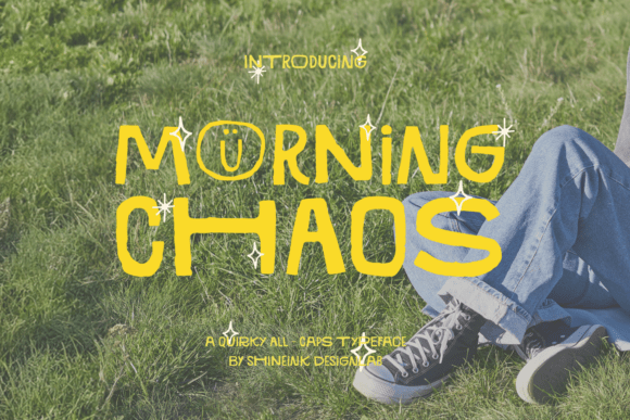 Morning Chaos: The Bold Display Typeface for High-Energy Campaigns