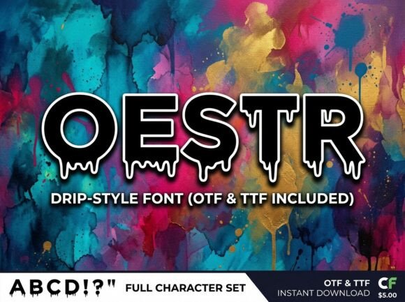 Oestr: A Premium Display Typeface for Modern Web Design