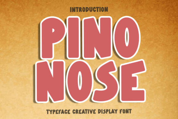Pino Nose: A Festive Display Font for Holiday Branding