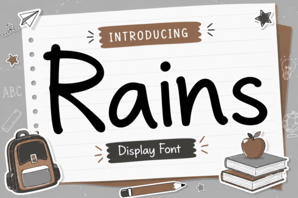 Rains: The Handwritten Typeface That Brings Warmth to Branding