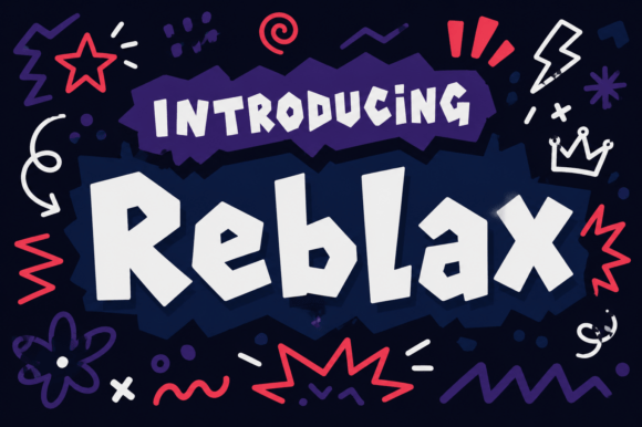 Reblax: A Dynamic Display Typeface for Bold Web Design