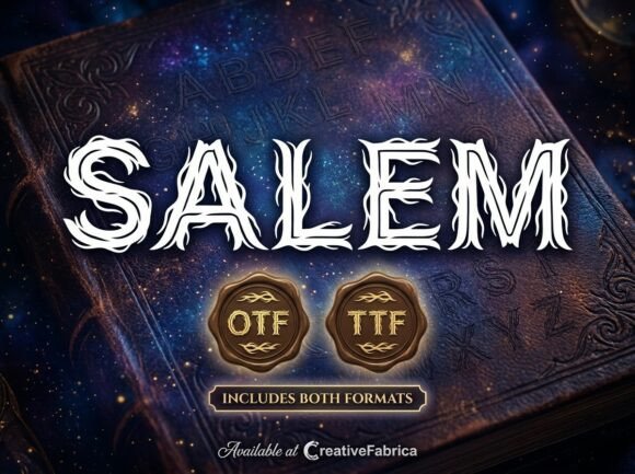 Salem: The Dark Display Font That Elevates Campaign Visuals