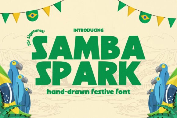 Samba Spark: The Vibrant Display Typeface for Digital Design