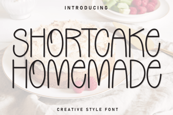 Shortcake Homemade: A Modern Typeface for Bold Web Design