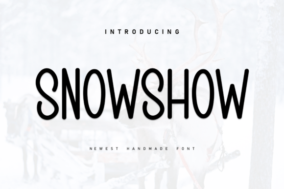 Snowshow: The Handwritten Display Font That Elevates Digital Branding