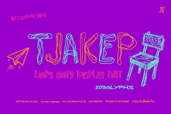 Tjakep: The Goofy Display Font That Brings Imperfection to Life